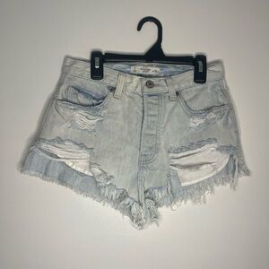 Abercrombie & Fitch 0 distressed shorts